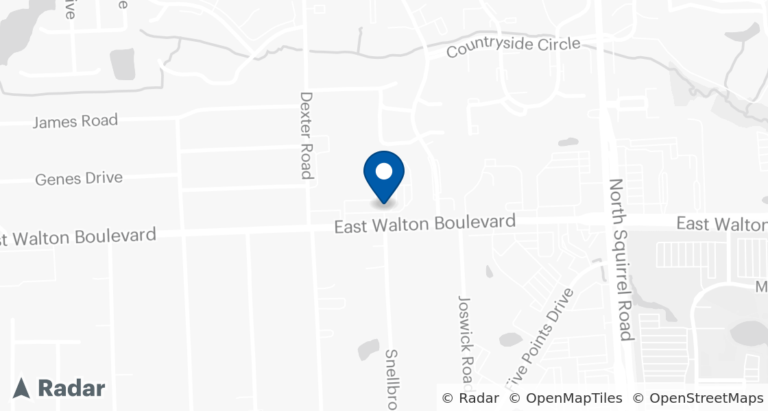 Map of Dairy Queen Location:: Walton Village Plaza, Auburn Hills, MI, 48326-2369
